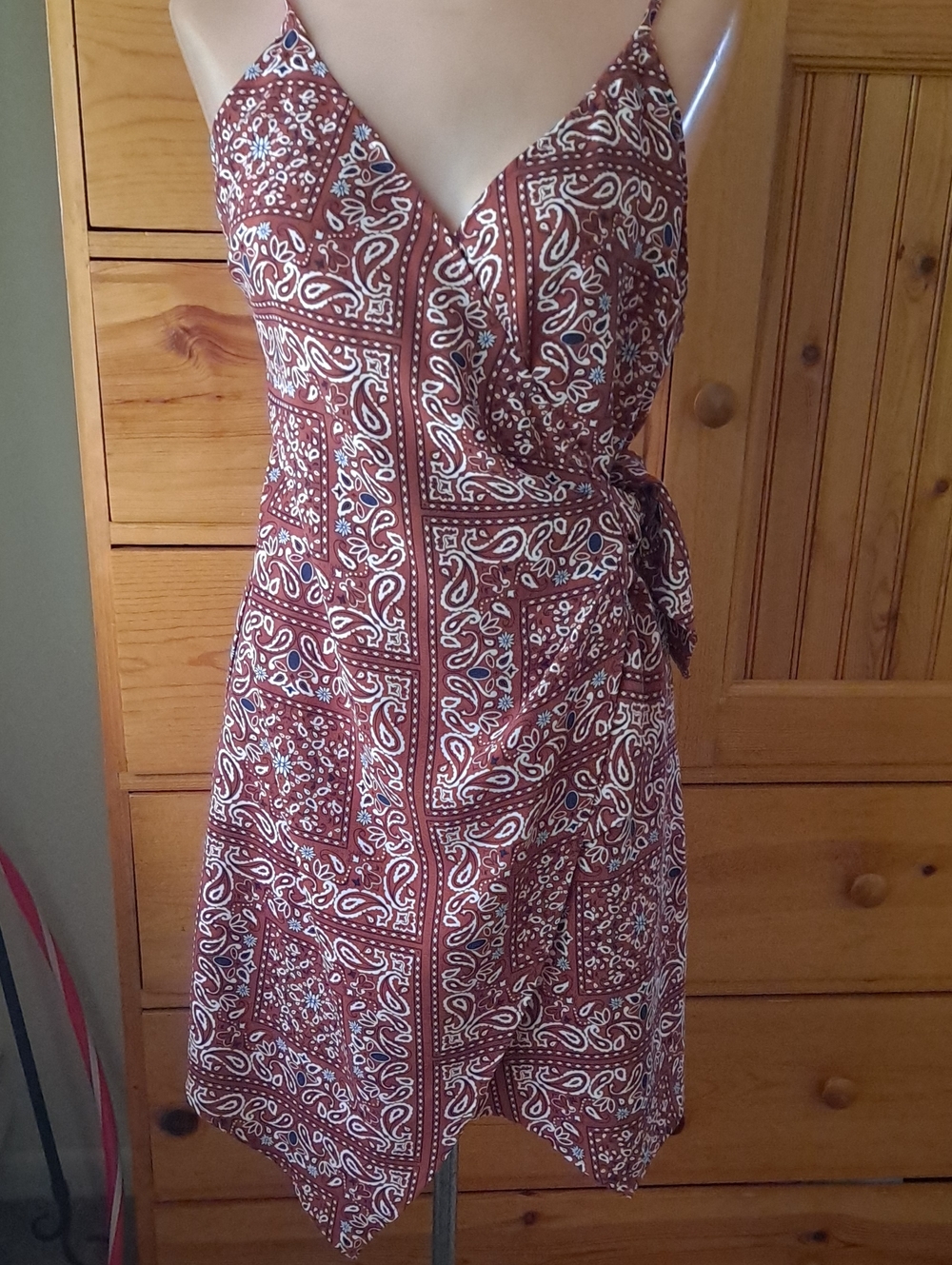 Azalea Bandana Wrap Dress Sz M